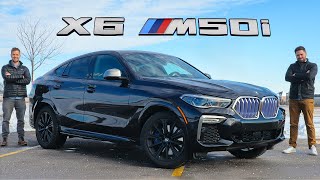 2020 BMW X6 M50i  The 100000 SUV That Actually Glows [upl. by Anivad923]