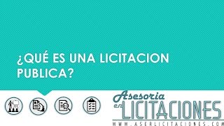 Licitación Publica [upl. by Scarito]