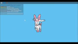 Pokemon Brick Bronze  How to evolve eevee into sylveon [upl. by Colpin596]