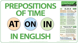 AT ON IN  Prepositions of Time in English [upl. by Harlin]