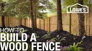 How to Build a Wood Fence [upl. by Xonel]