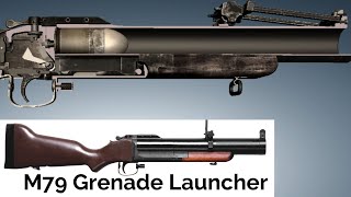 3D Animation How a M79 Grenade Launcher Works [upl. by Sauder]