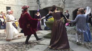 Medieval dance teaching [upl. by Dang638]