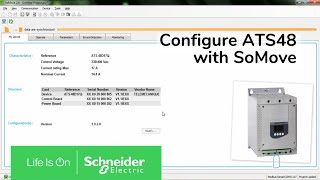 How to Connect and Configure ATS48 with SoMove  Schneider Electric Support [upl. by Dunseath246]