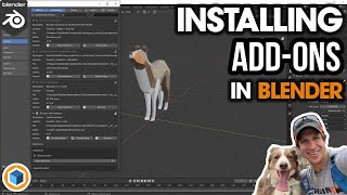 How to Install ADDONS in Blender [upl. by Shelli643]