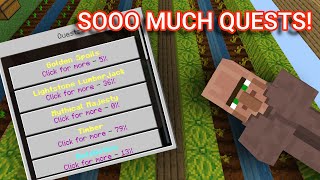 Completing Lots of Quests in Cubecraft Skyblock Ep 12 Lets play [upl. by Hill]