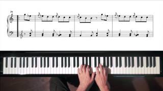 Scarlatti Sonata in C major K159  Paul Barton piano [upl. by Nimoynib]