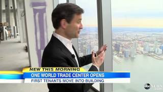 One World Trade Center Opens 1st Tenants Move In [upl. by Alyak886]