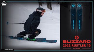 2022 Blizzard Rustler 10 Ski Review with SkiEssentialscom [upl. by Arima]