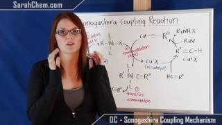 Sonogashira Coupling Reaction Mechanism [upl. by Weinrich]