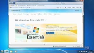 Installing Windows Live Essentials 2011 [upl. by Polak]