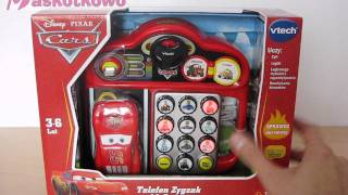 VTECH telefon Zygzak McQueen  zabawka interaktywna [upl. by Evelinn]