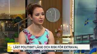 Panelen quotCentern lever i en drömvärldquot  Nyhetsmorgon TV4 [upl. by Akeirahs288]