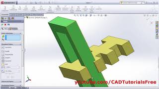 SolidWorks Assembly Align Parts  Edit Part  Specify Distance Between Parts [upl. by Shulins174]