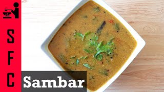 Vendakkai Sambar Recipe  Sambar Recipe in Tamil for Rice  How to make simple and basic Sambar [upl. by Nipha25]