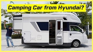 Motorhome from Hyundai that starts around 42K USD Can you believe it 1st RV car from Hyundai [upl. by Anegal705]