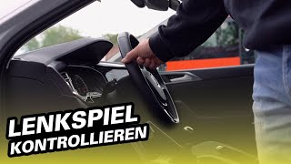 Lenkspiel kontrollieren – So gehts  Fahrschule Lindemann [upl. by Vallie]