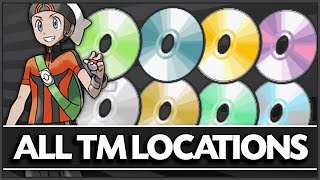 How amp Where to Get  All TM Locations in Pokemon Omega Ruby amp Alpha Sapphire [upl. by Denna]