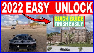 2022 Forza Horizon 5 Rush How to unlock Hotel Castillo amp Airplane All PR Stunt Ramp to get EXP Board [upl. by Enomal]