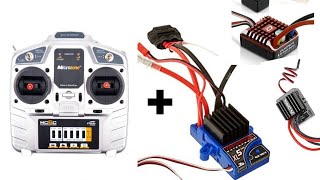 How to calibrate your mc6c microzone transmitter with a Traxxas XL5 ESC [upl. by Eahsram]