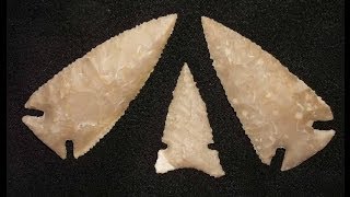 Making Arrowheads From Texas Flint [upl. by Caesaria]