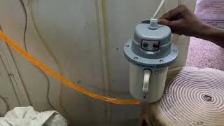 Instant geyser installation and demo  How to install mini water geyser [upl. by Llirret831]