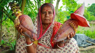 Kolar Mochar Kofta Curry  Banana Flower Recipe  Village Food [upl. by God]