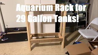 Aquarium Rack  Dual 29 Gallon Stand [upl. by Attekahs848]