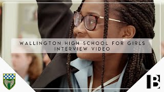 Wallington High School for Girls  Interview Video [upl. by Ahsinyar]