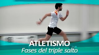 ATLETISMO 21  Fases de salto triple [upl. by Erek]