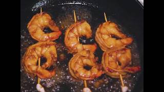 Brochettes de crevettes  RECETTE CHWITY [upl. by Ruford]