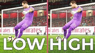 4K PES 2019 – PC Low vs High Graphics Comparison [upl. by Samira]