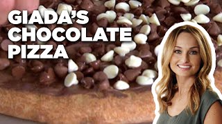 How to Make Giadas Chocolate Pizza  Food Network [upl. by Llerad]