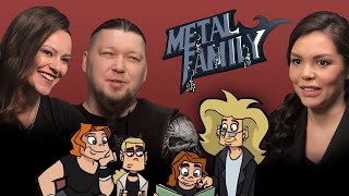 Metal Family Интервью с создателями мультсериала Алиной Ковалёвой и Дмитрием ака Фёдором Кузмичом [upl. by Tatiana]