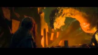 The Hobbit The Tolkien Edit — Smaug attacks the Dwarves [upl. by Lowenstein]