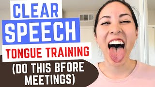 5 Tongue Exercises For Clear Speech And Articulation [upl. by Murtha]