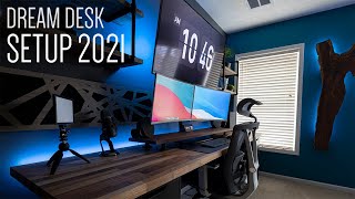 Ultimate Dream Desk Setup Build  8ft Desk  IKEA  Custom [upl. by Oren]