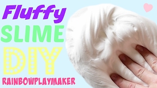 DIY THE BEST FLUFFY SLIME EVER HOW TO Make Slime EASY TUTORIAL VIDEO [upl. by Chrisoula]