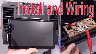 101 Android Touch Screen Car Stereo Install Wiring and Mounting [upl. by Cagle]