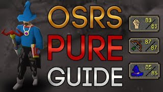 Easiest way to Build a Pure OSRS Pure Guide [upl. by Lenrad]