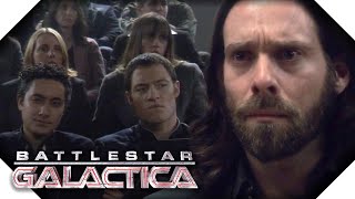 Battlestar Galactica  The People Vs Gaius Baltar The Trial [upl. by Ahsiekit148]