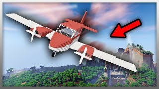 ✔️ Working PLANES in Minecraft with MILITARY BASE [upl. by Aititil139]