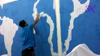 COMO PINTAR CON ESTUCO VENECIANO tutorial How to make venetian plaster ALEX 3R DIY [upl. by Moersch]