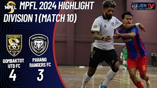 Highlight MPFL24 Gombak TOT Utd 4 3 Pahang Rangers [upl. by Neala]