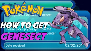 How to Get Rare Mythical Pokemon GENESECT February 2017 [upl. by Aivek820]