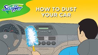 How to Dust Your Car with Swiffer Dusters  Swiffer [upl. by Qirat493]