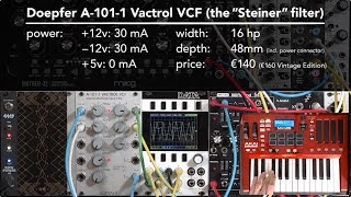 Doepfer A1011 Vactrol Filter overview LMS Eurorack Expansion Project [upl. by Nerine767]