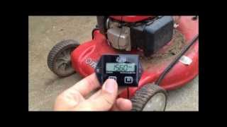 Lawnmower Tachometer  Hour Meter Install [upl. by Skell]