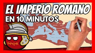 ✅ El IMPERIO ROMANO en 10 minutos  Resumen de la historia de la ANTIGUA ROMA [upl. by Rosemari]