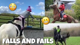 horse FALLS amp FAILS  Subscriber Edition  equinemollie [upl. by Valley]